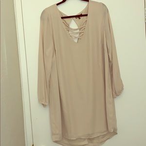 Nude Charlotte Russe dress size 1X